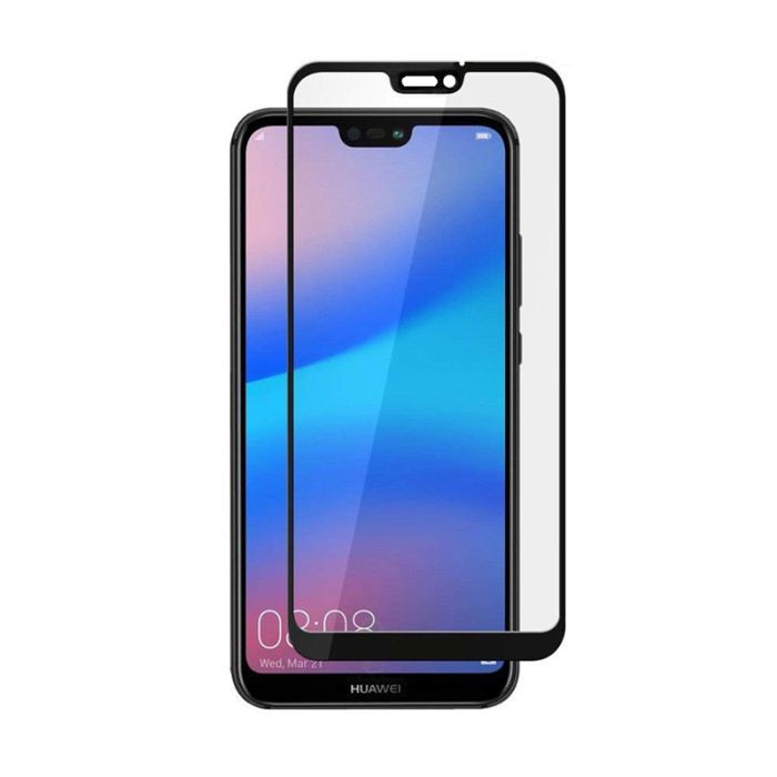 Стекло защитное PowerPlant Full screen Huawei P20 Lite Black Фото