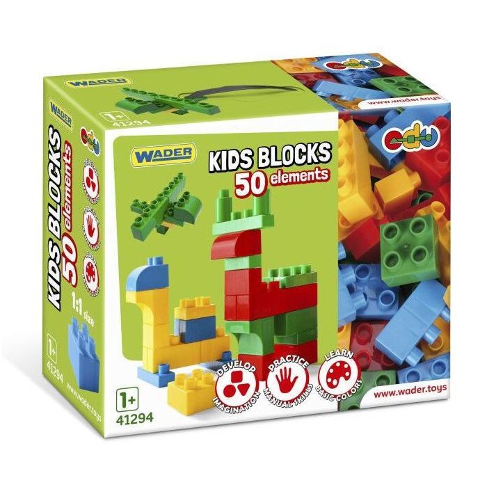 Конструктор Wader Kids Blocks 50 элементов Фото