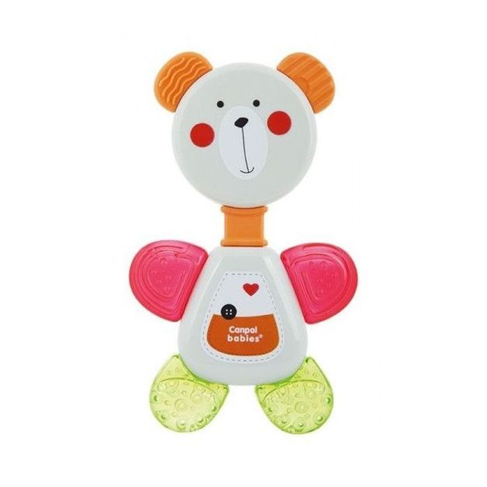Погремушка Canpol Мишка белая Фото