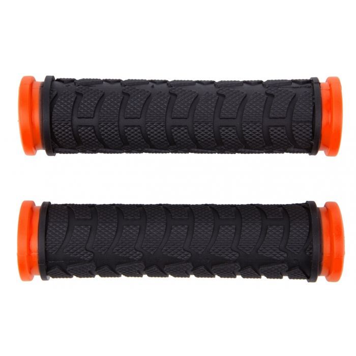 Грипсы Bravvos L122 мм FL-424 Black/Orange Фото