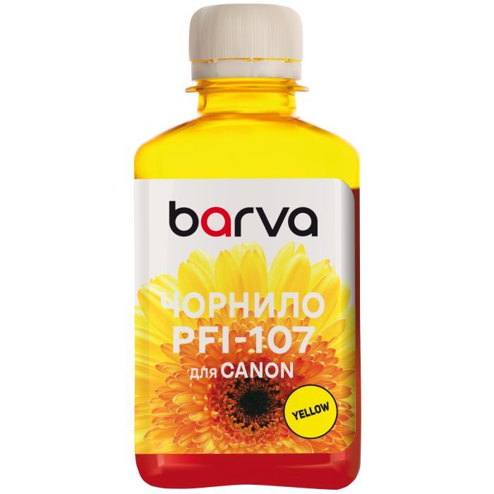 Чернила Barva Canon PFI-102/107 180ml Y Фото