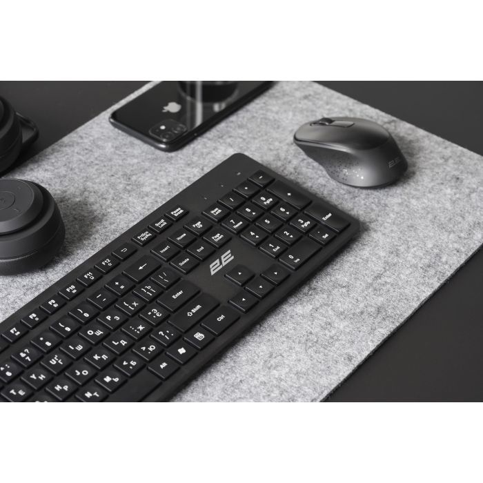 Клавиатура 2E KS260 Wireless Black Фото 1