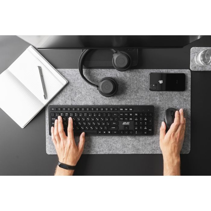 Клавиатура 2E KS260 Wireless Black Фото 2