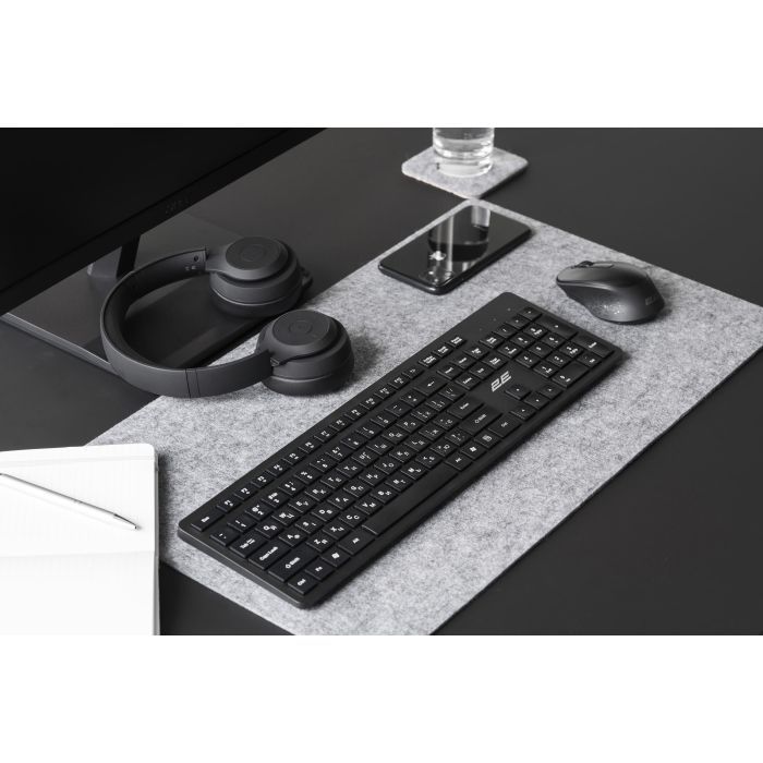 Клавиатура 2E KS260 Wireless Black Фото 6