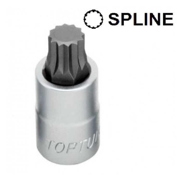 Торцевая головка Toptul SPLINE M16 L55мм 1/2" Фото