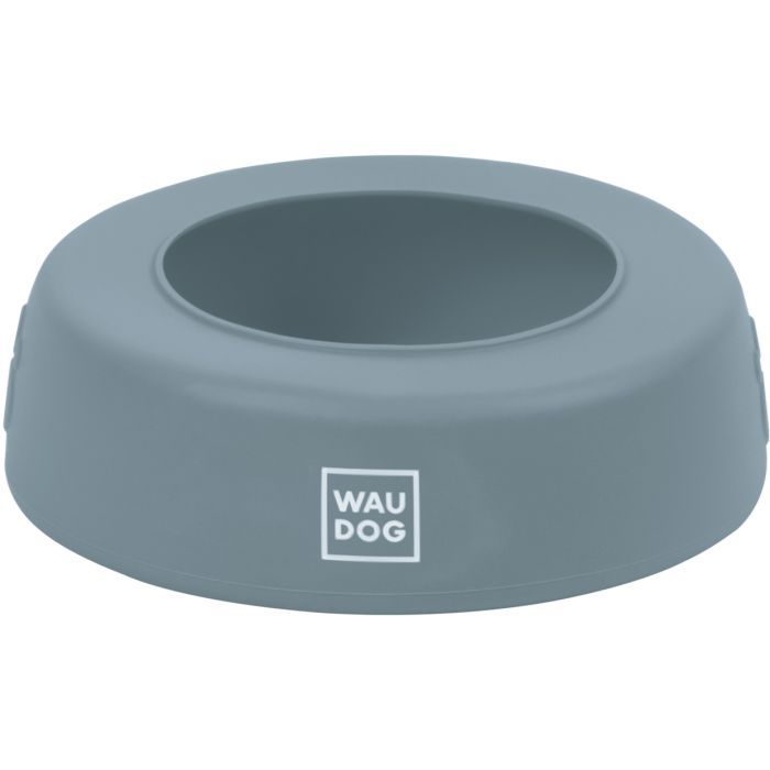 Посуда для собак WAUDOG Silicone Миска-непроливайка 1 л сіра Фото