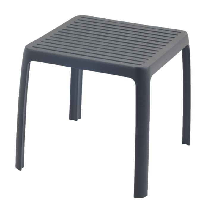 Стол садовый PAPATYA к шезлонгу Wave антрацитовый Фото