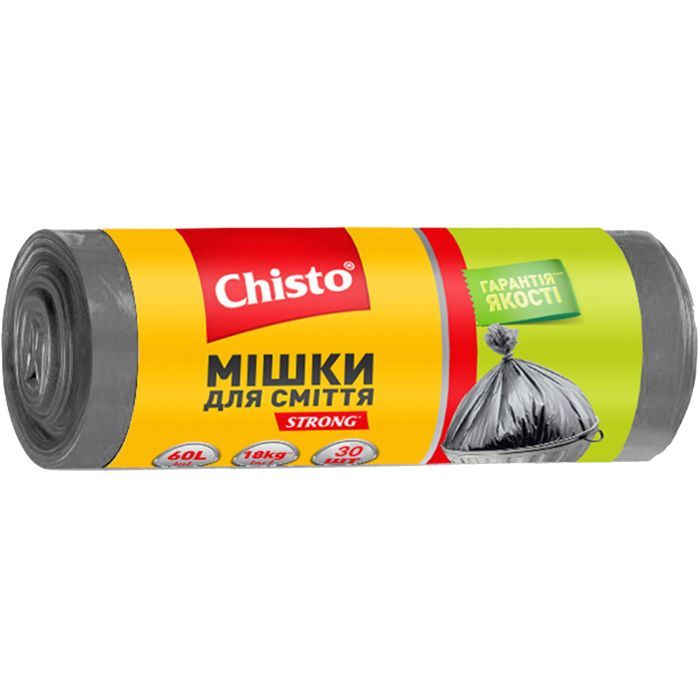 Пакеты для мусора Chisto Strong 60 л 30 шт. Фото