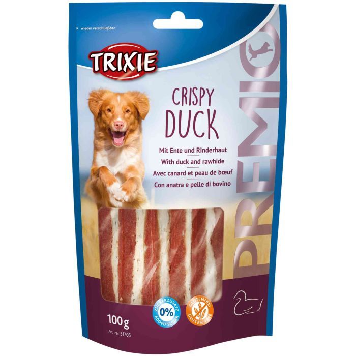 Лакомство для собак Trixie PREMIO Crispy Duck 100 г Фото