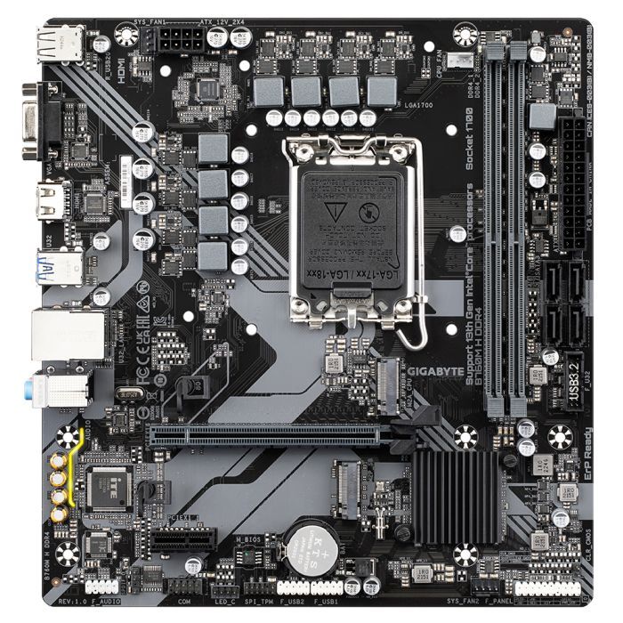 Материнская плата GIGABYTE B760M H DDR4 Фото