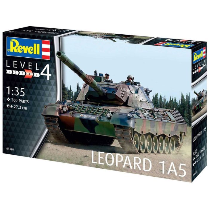 Сборная модель Revell Танк Leopard 1A5 рівень 4, 1:35 Фото