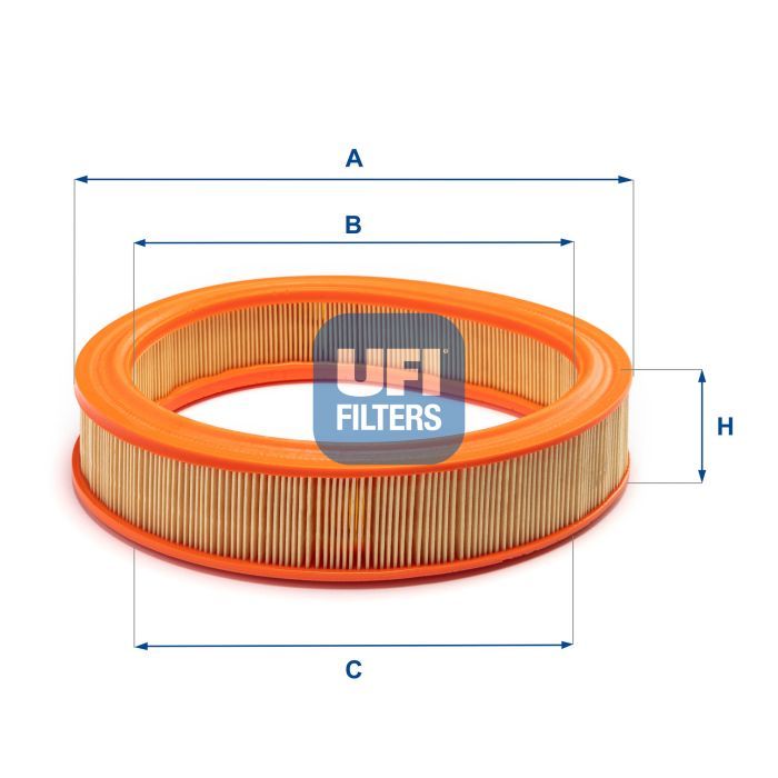 Воздушный фильтр для автомобиля UFI 30.803.00 Фото