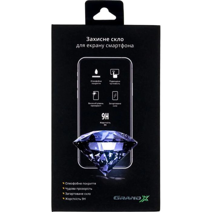 Стекло защитное Grand-X Poco F5 Pro black Фото