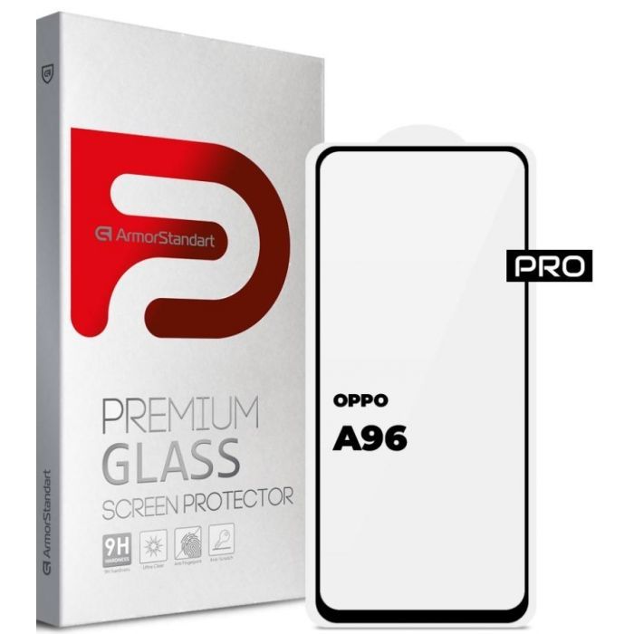 Стекло защитное Armorstandart Pro OPPO A96 Black Фото