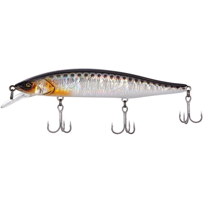 Воблер Jackall RV-Minnow 110SP 110mm 16.3g HL Silver Black Фото