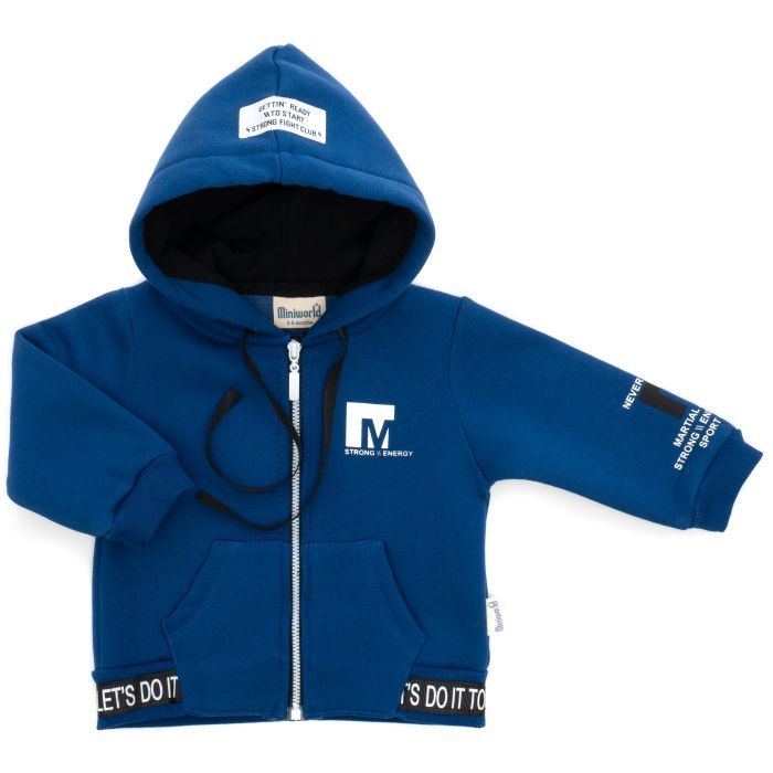 Кофта детская Miniworld на молнии на флисе Фото