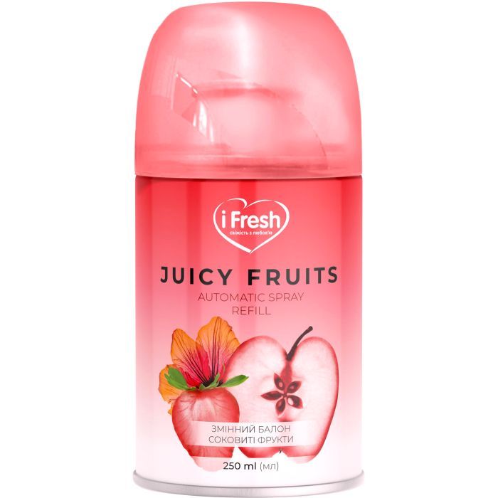 Освежитель воздуха iFresh Juice Fruits Сменный баллон 250 мл Фото
