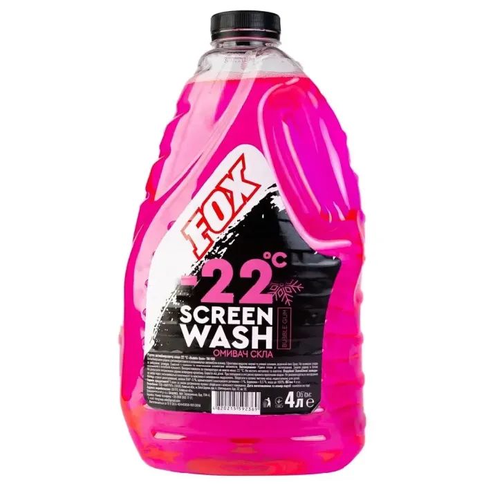 Омыватель автомобильный Fox Bubble Gum -22 4л Фото