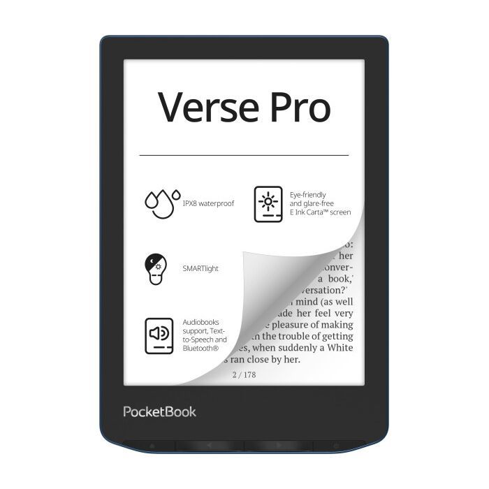 Электронная книга Pocketbook 634 Verse Pro, Azure Фото