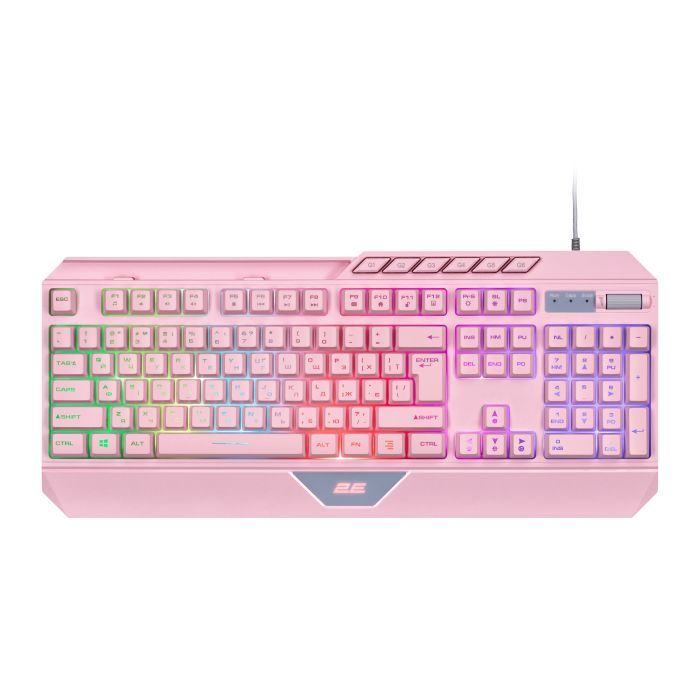 Клавиатура 2E Gaming KG315 RGB USB UA Pink Фото