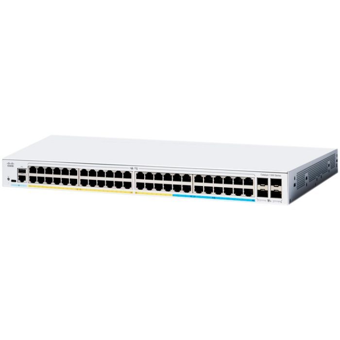 Коммутатор сетевой Cisco C1300-48P-4G Фото