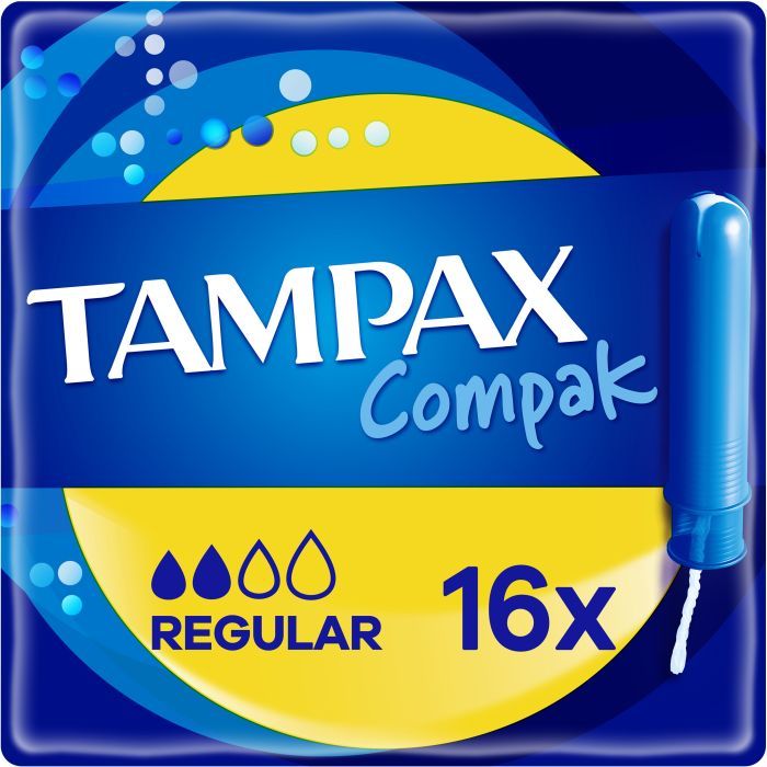Тампоны Tampax Compak Regular с аппликатором 16 шт. Фото