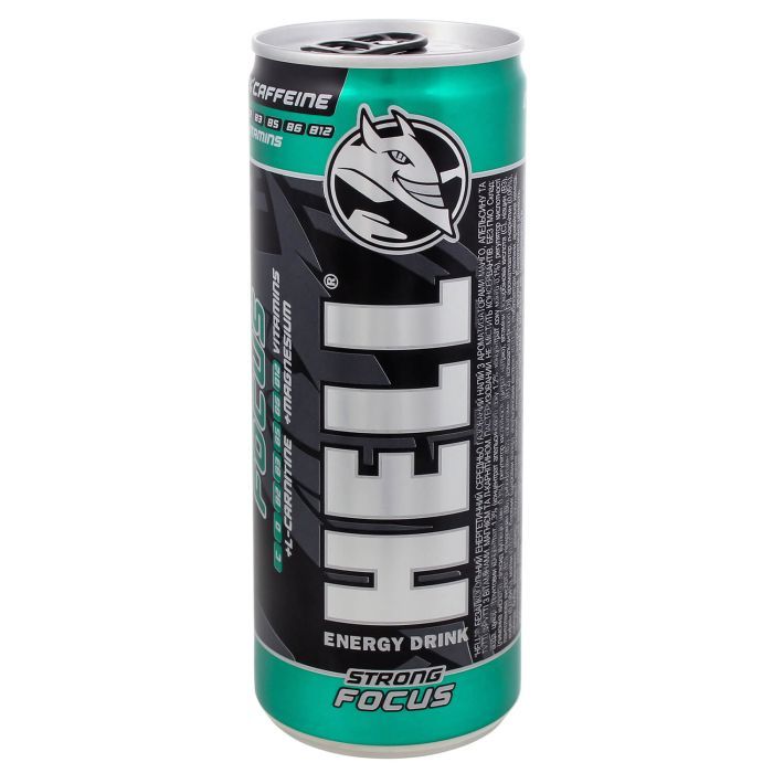 Энергетический напиток Hell Energy Focus Strong 250 мл Фото
