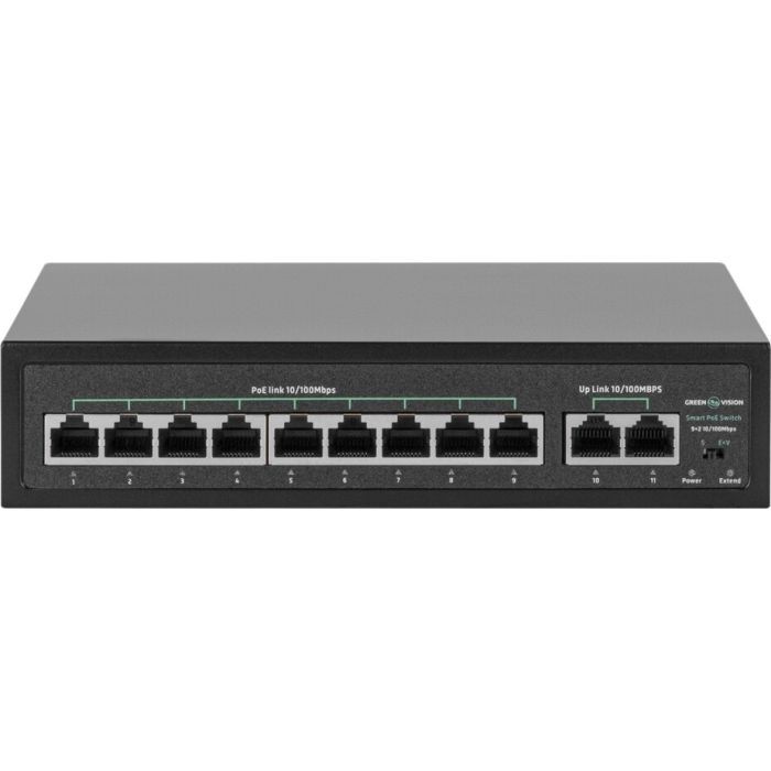 Коммутатор сетевой Greenvision GV-016-D-09+2P Фото