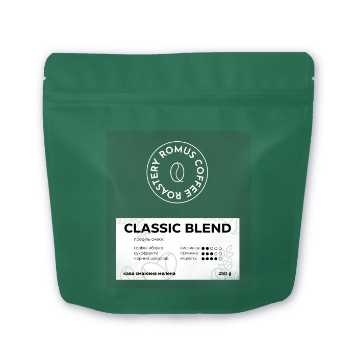 Кофе Romus Classic Blend молотый 250 г Фото