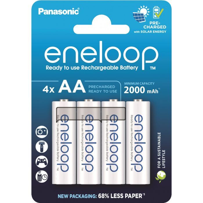 Аккумулятор Panasonic AA Eneloop 2000mAh NI-MH * 4 Фото