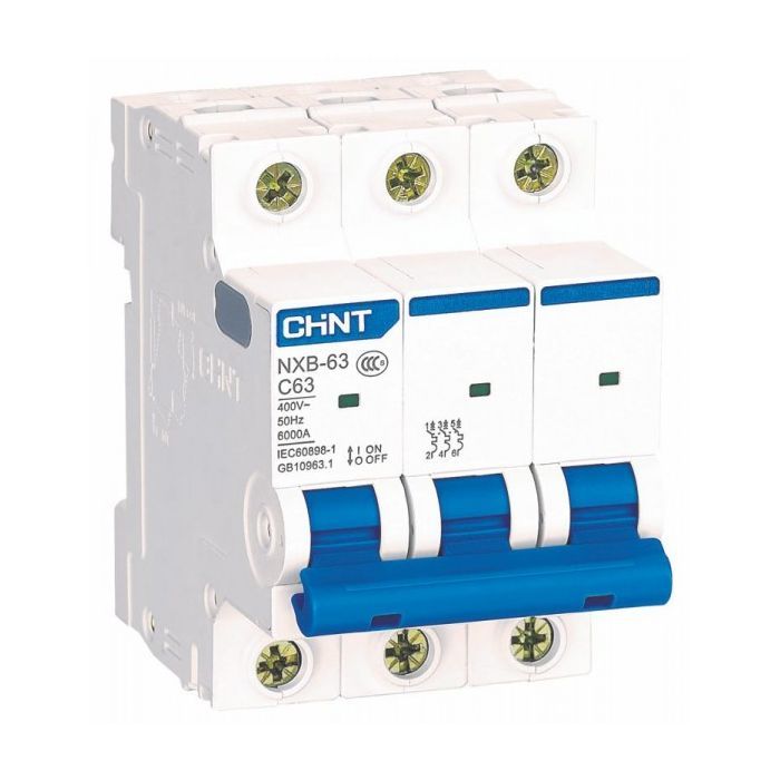 Автоматический выключатель CHINT NXB-63-3P-C25 Фото