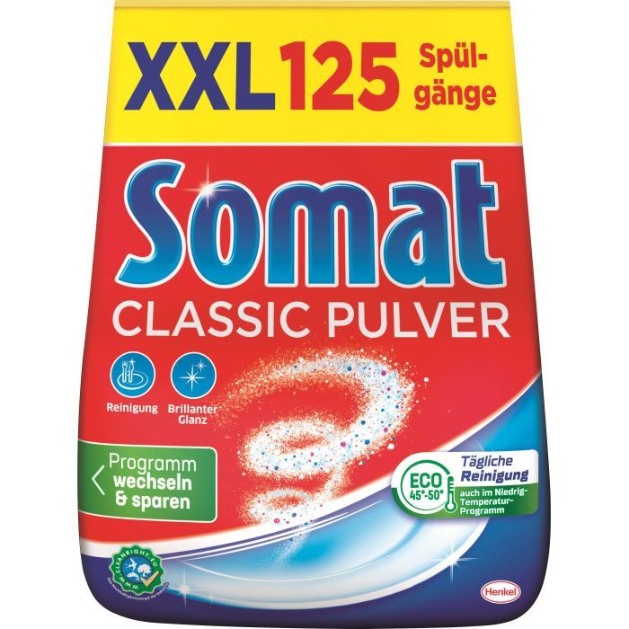 Порошок для мытья посуды в посудомойке Somat Classic 2 кг Фото