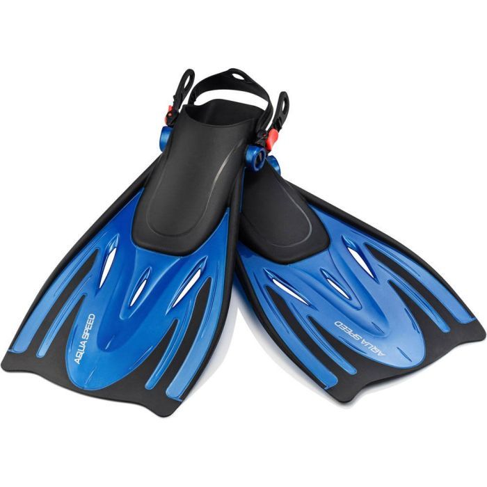 Ласты Aqua Speed Wombat 530-11-1 чорний, синій 38-41 Фото