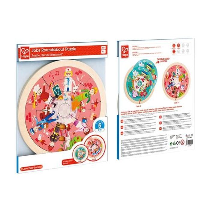 Пазл Hape деревянный город профессий Фото