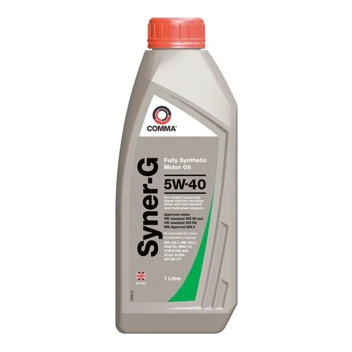 Моторное масло Comma SYNER-G 5W-40-1л Фото