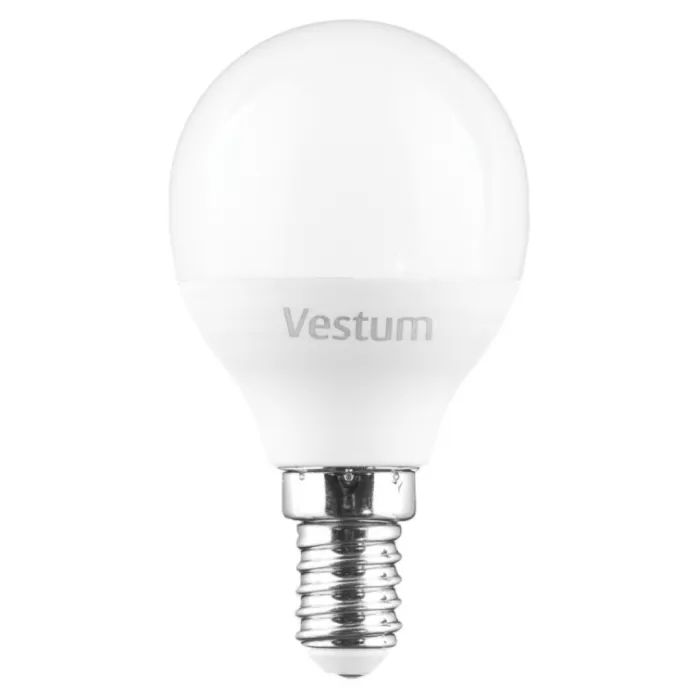 Лампочка Vestum G45 6W 4100K 220V E14 Фото