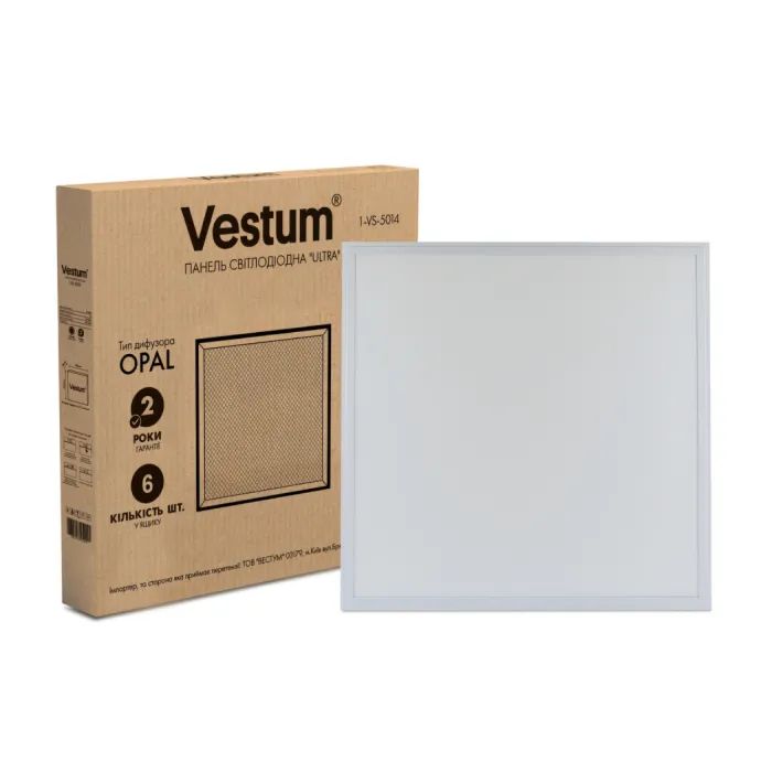 Светильник Vestum LED ULTRA SLIM 40W 600x600 6500K 220V Фото