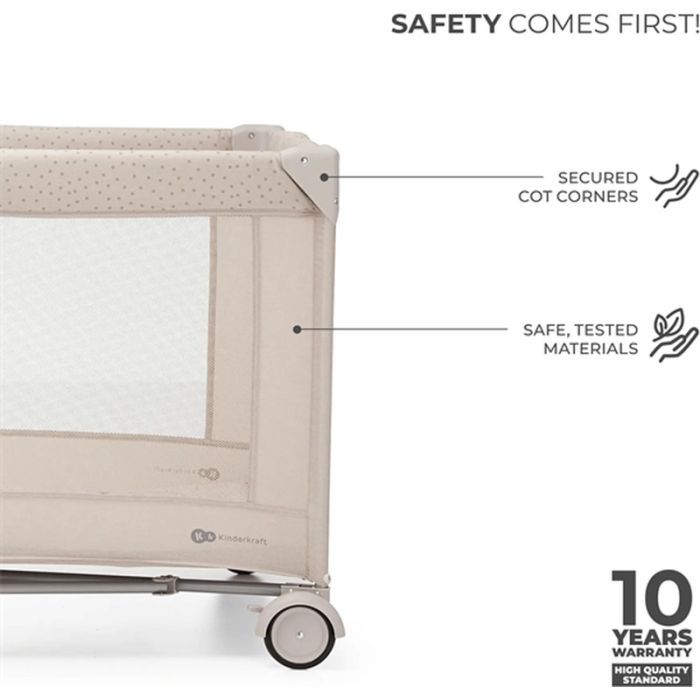 Детский манеж Kinderkraft Joy 2 Beige Фото 4