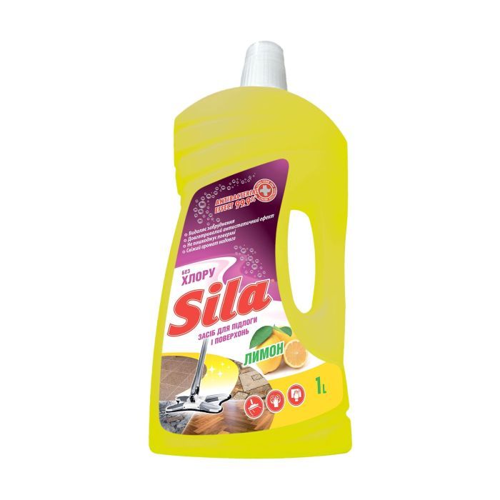 Средство для мытья пола Sila Лимон 1 л Фото