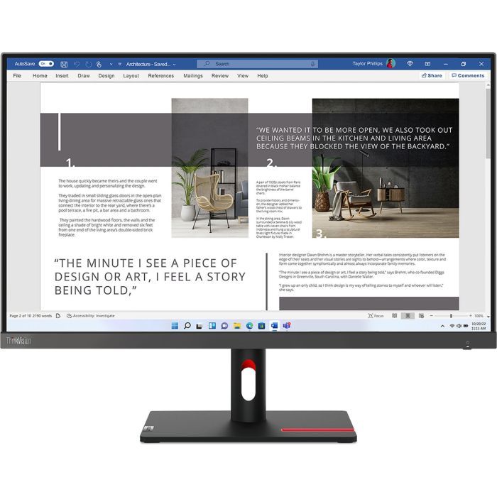 Монитор Lenovo S27i-30 Фото
