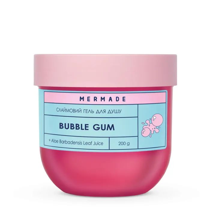 Гель для душа Mermade Bubble Gum Слаймовий 200 г Фото