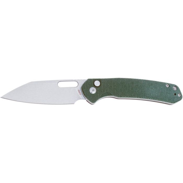 Нож CJRB Pyrite Wharncliffe Micarta Green Фото