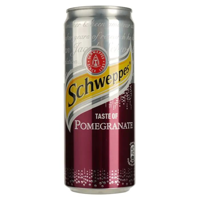 Напиток Schweppes Pomegranate Безалкогольный сильногазированный 330 Фото