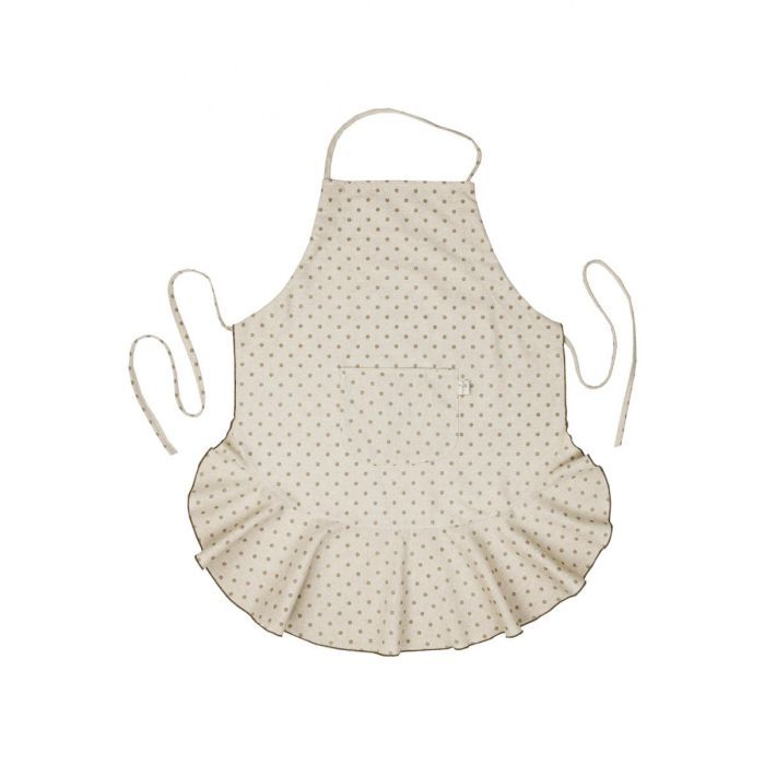 Фартук Прованс Горох беж Хозяйка Фото