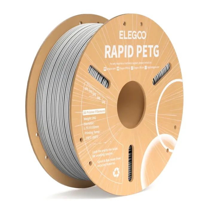 Пластик для 3D-принтера ELEGOO Rapid PETG 1кг, 1.75мм, gray Фото
