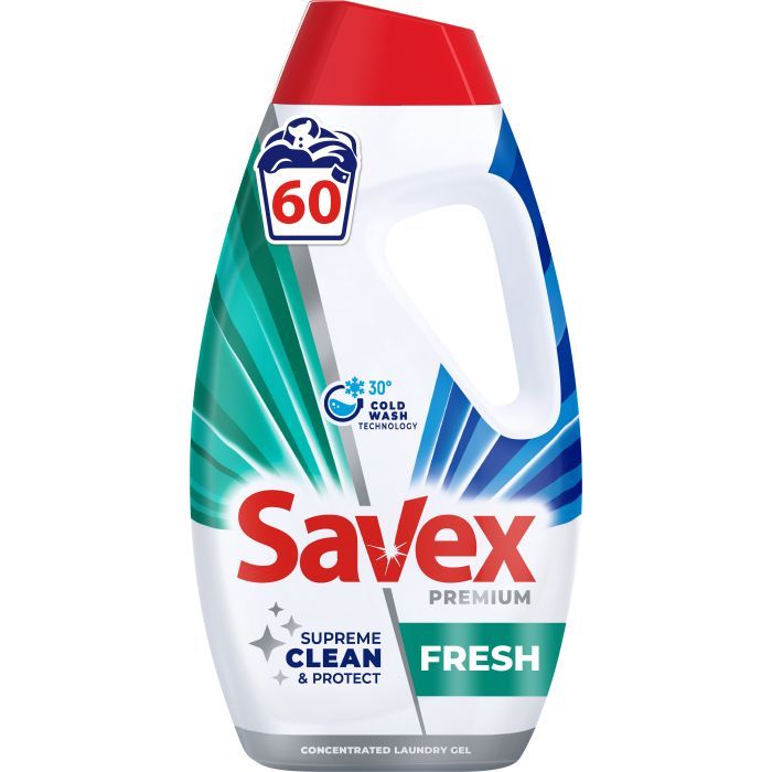 Гель для стирки Savex Premium Fresh 2.7 л Фото