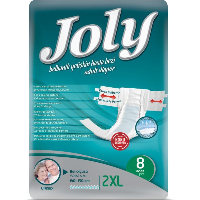 Подгузники для взрослых Joly 5 Extra-Extra Large 8 шт Фото