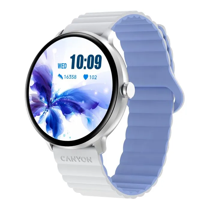 Смарт-часы Canyon Jacky SW-69 White Blue Фото