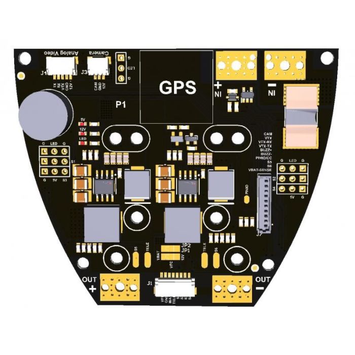 Плата распределения питания (PDB) TBS Lucid Wing PDB Фото