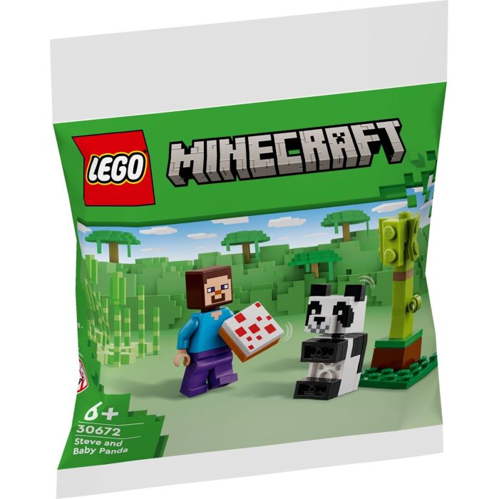 Конструктор LEGO Minecraft Стив и малыш-панда Фото